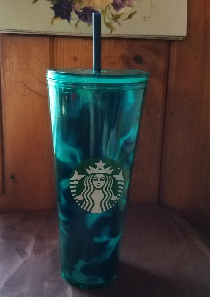 SOLD Starbucks tortoise tumbler
